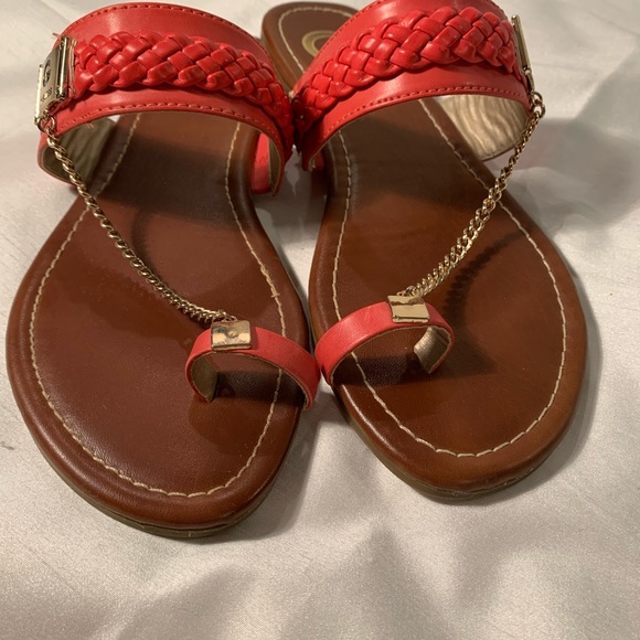 Guess Sandles Women’s Size 7 Salmon - Picture 8 of 15